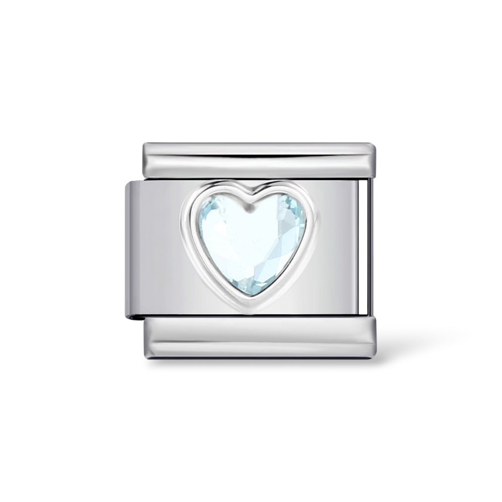 Stone Heart Charm