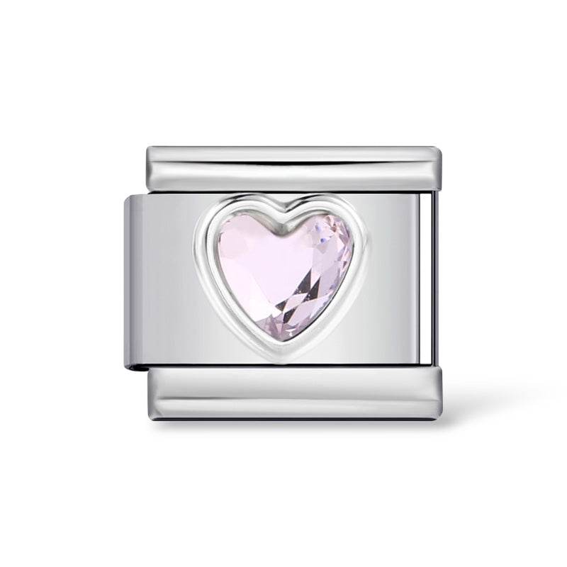 Stone Heart Charm