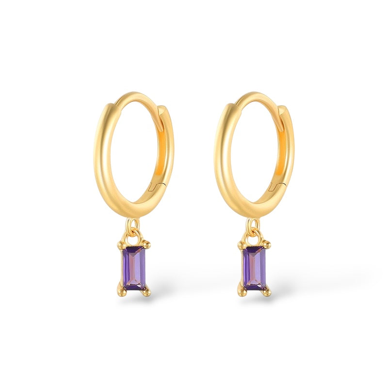 Purple Bandolero Earrings