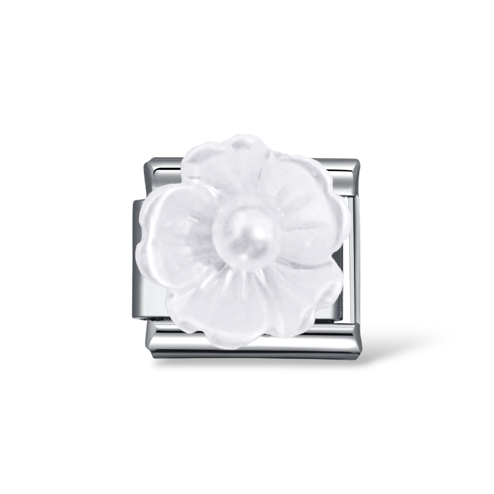 Pearl Flower Charm