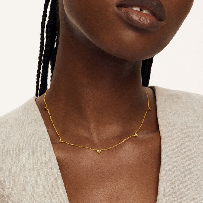 Simple Style Heart Necklace