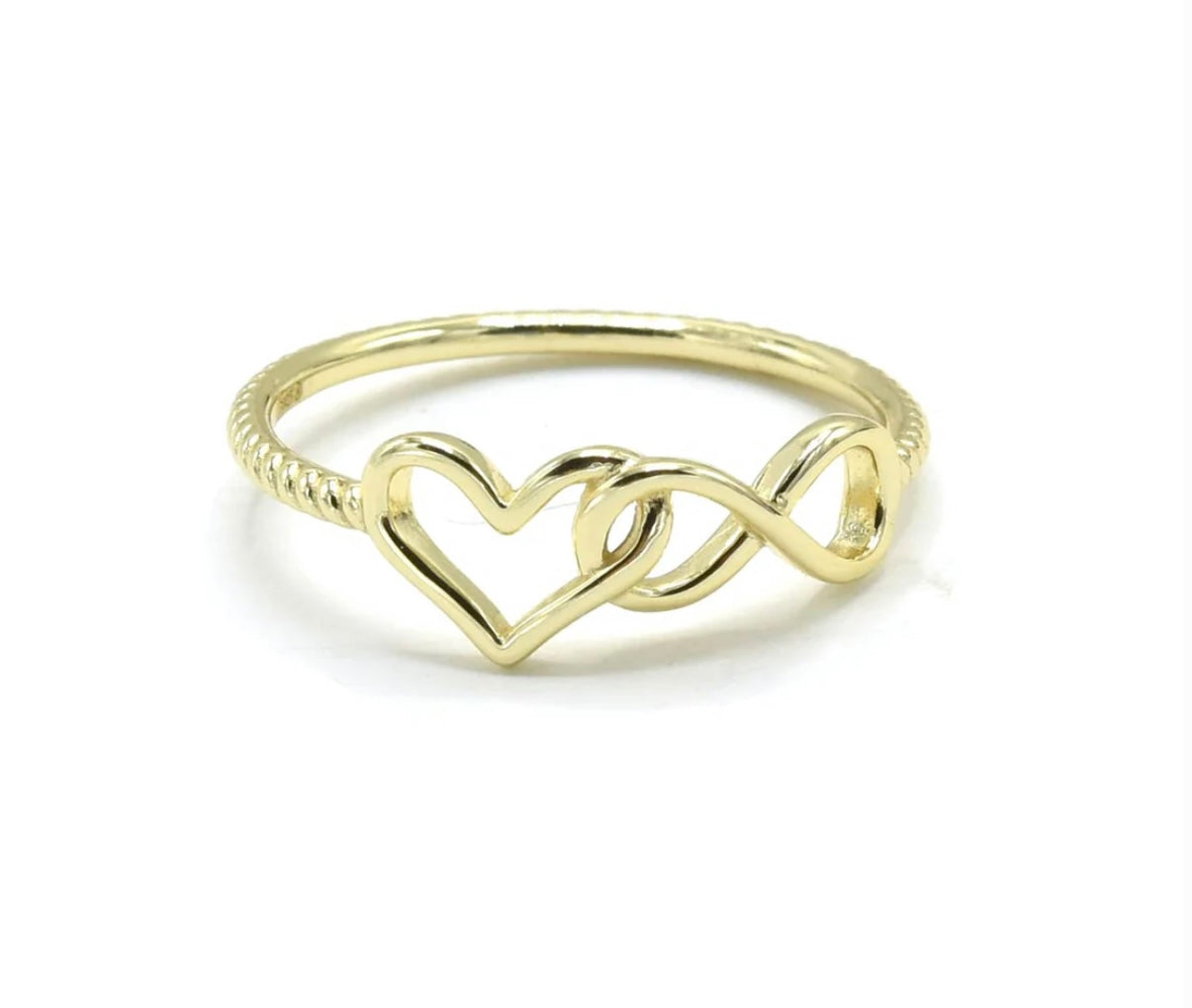 Infinity Heart Ring | Sterling Silver 925
