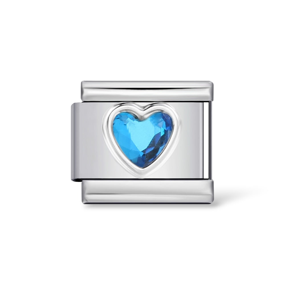 Stone Heart Charm