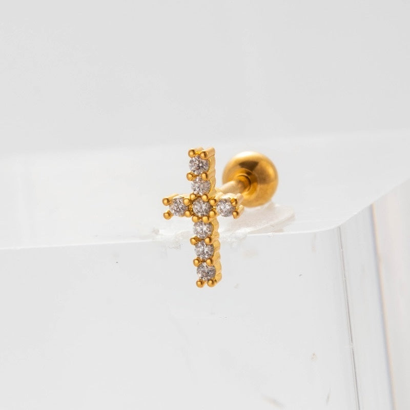 Cross piercing