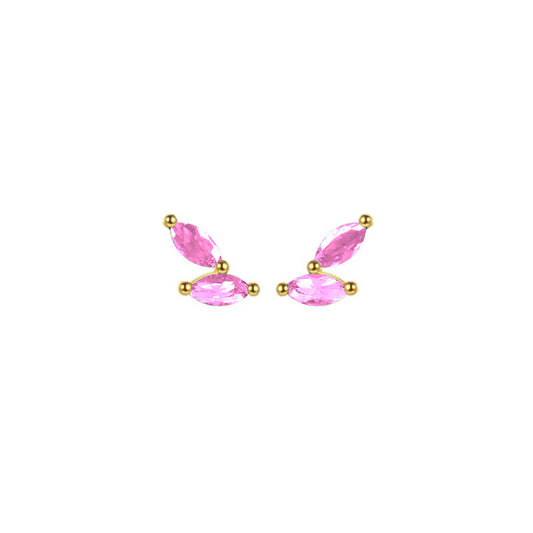 Light pink alas earrings (S925)