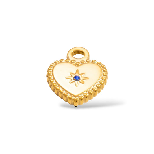 Zaphire Heart Charm