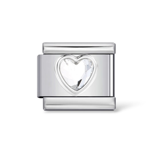Stone Heart Charm