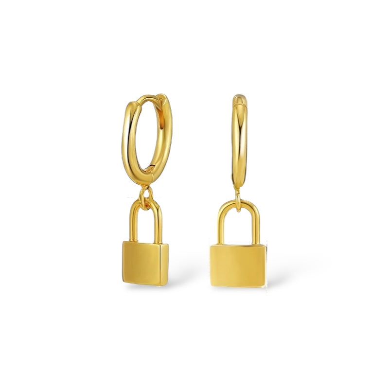Lock Earrings (S925)