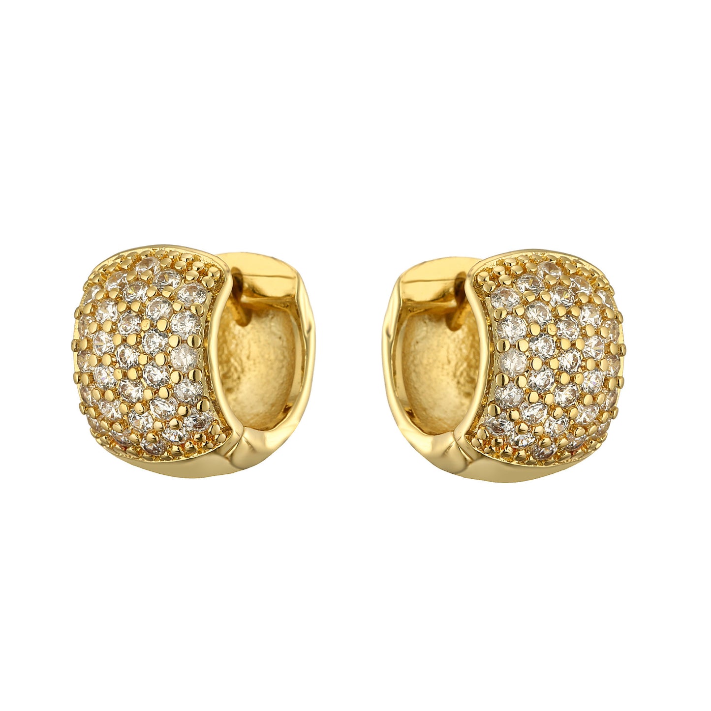 Diana Gold Huggie Earrings