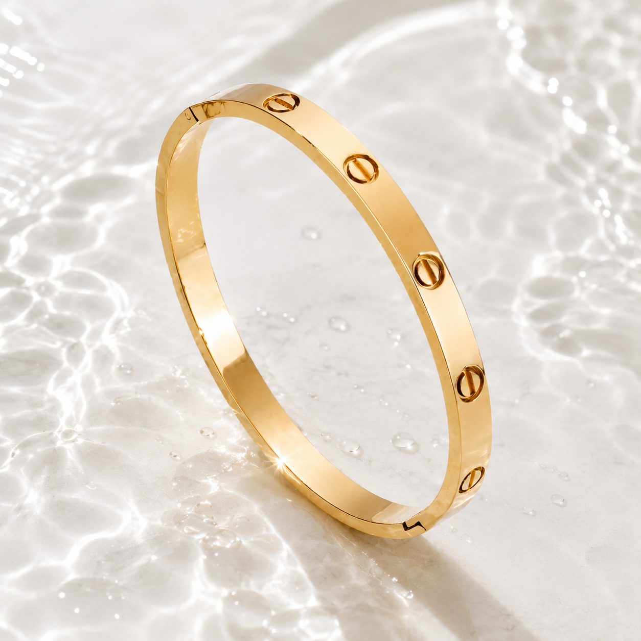 Valeria Bangle – Titanium Steel Waterproof Bracelet | Hypoallergenic & Tarnish Resistant