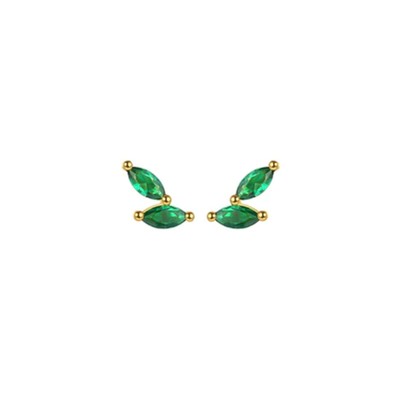 Green Alas studs (S925)