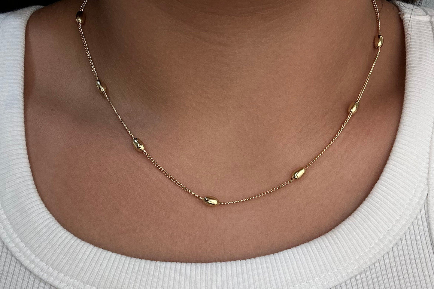 Simple Style Almond Chain