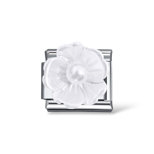 Pearl Flower Charm