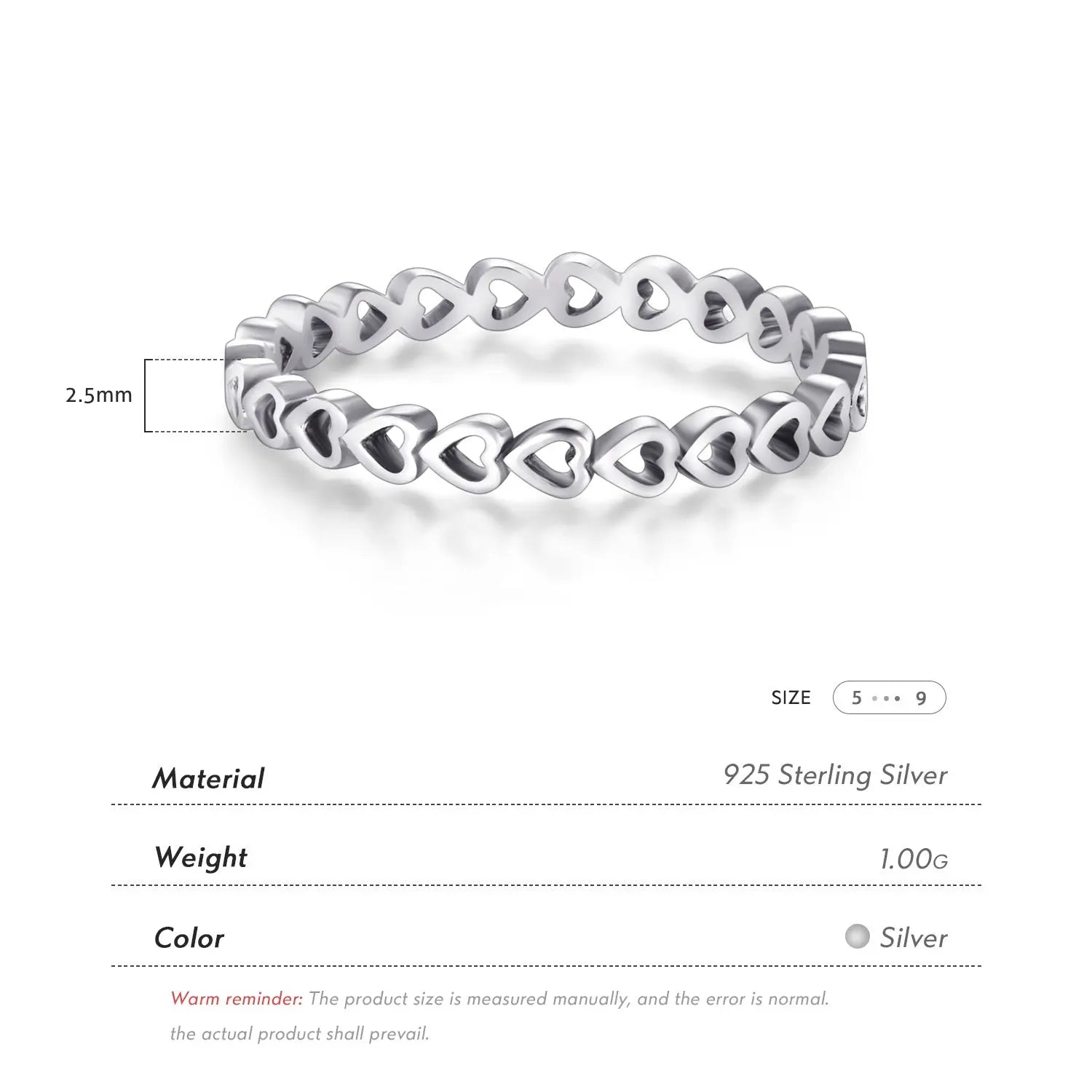 My Heart Ring S925 Valeria Gioielli