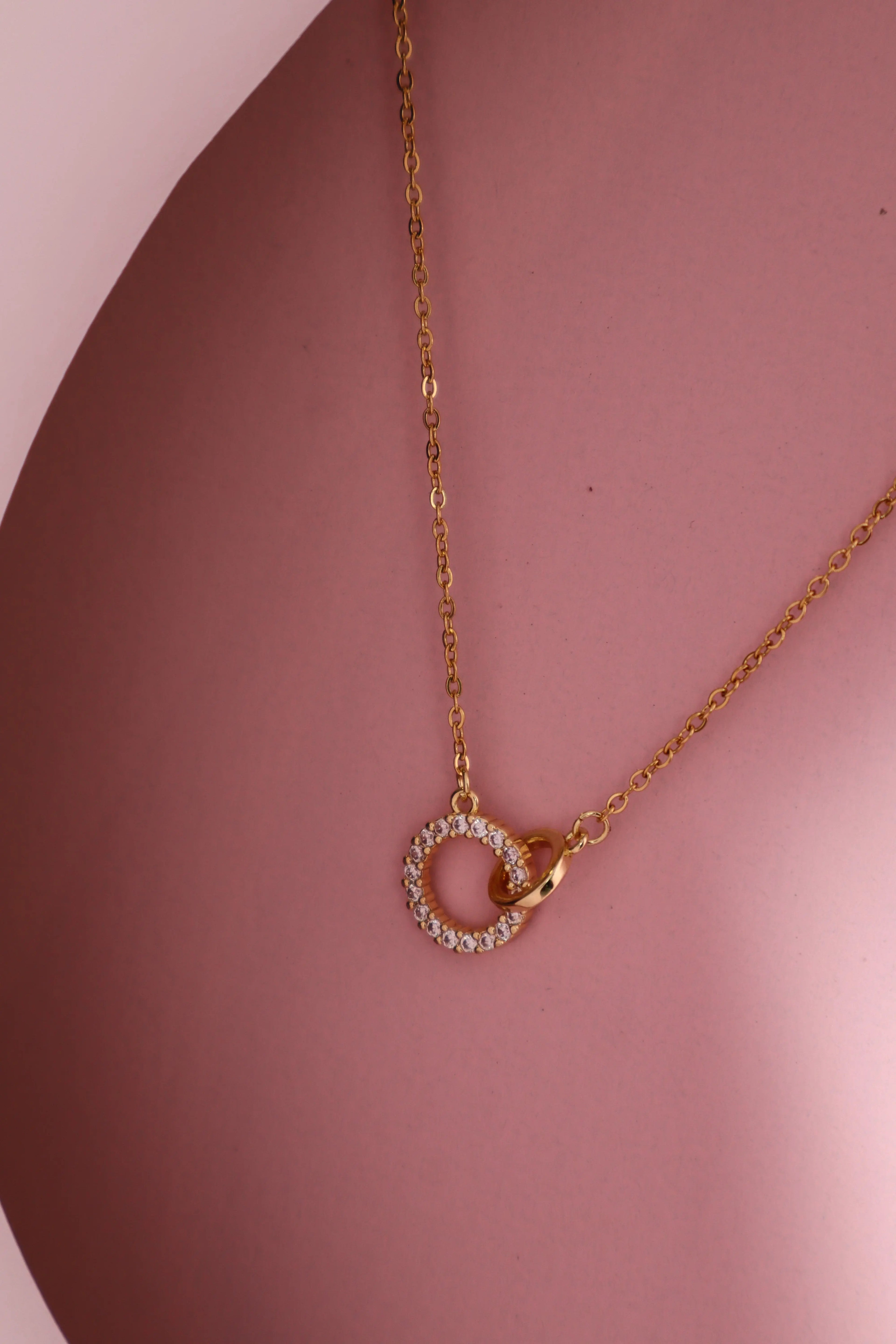 Two Circle Necklace Valeria Gioielli