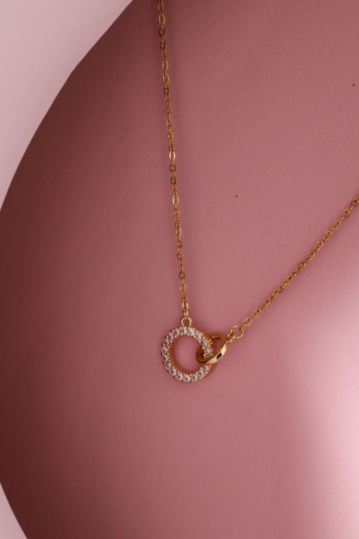 Two Circle Necklace Valeria Gioielli