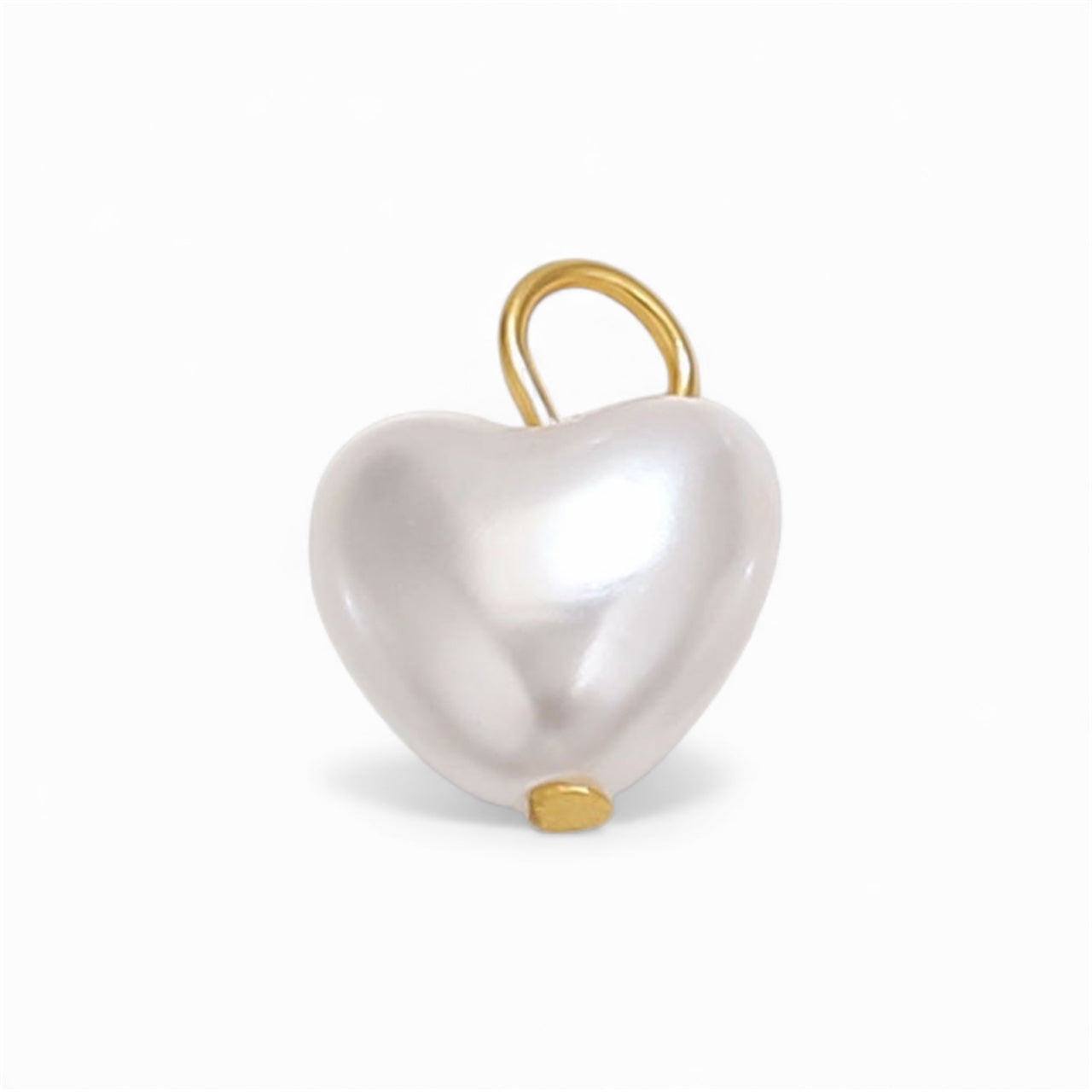 Ocean Pearl Heart Charm