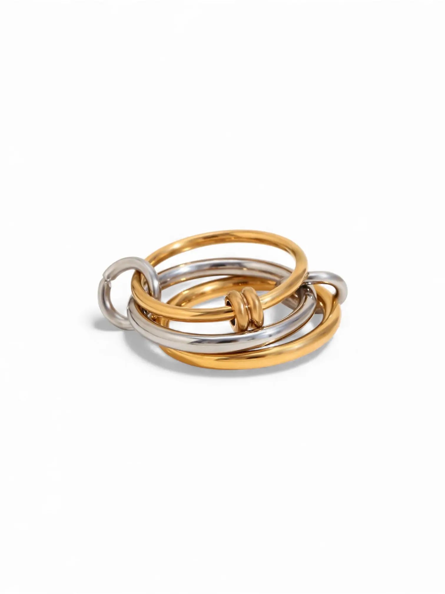 Nela Golden Stackable Ring Valeria Gioielli